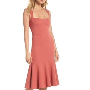 Gal Meets Glam Mermaid Criss Cross MIDI Dress